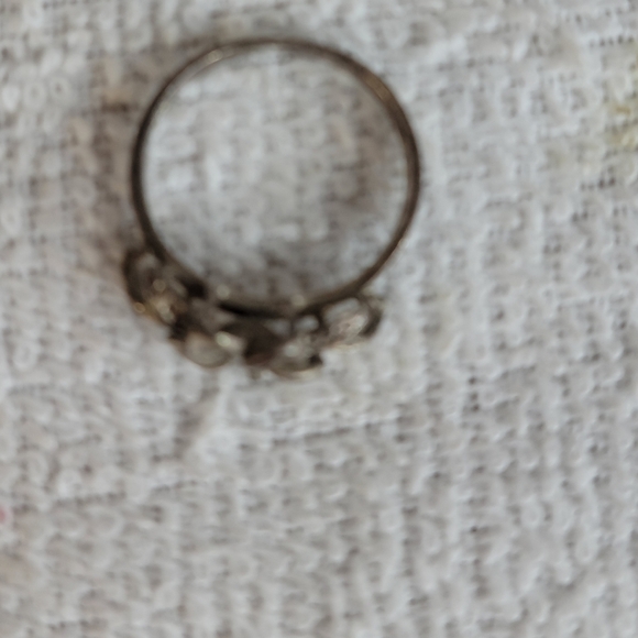 Vintage Flower ring 925 Sterling Silver size 7 - Picture 11 of 12